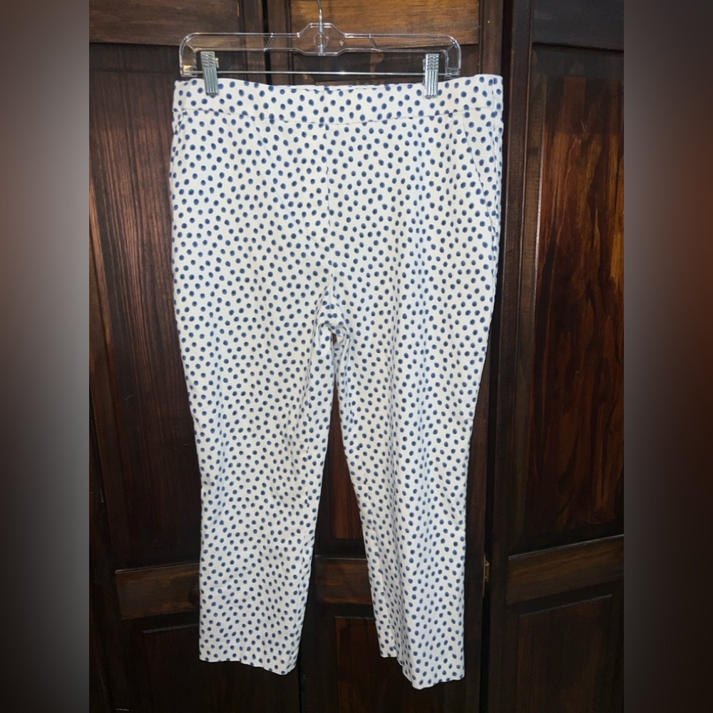 Jules &‎ Leopold Blue Polka Dot Pants